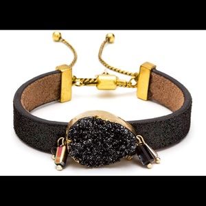 Adjustable Druzy Bracelet 🙌🏽Black Band